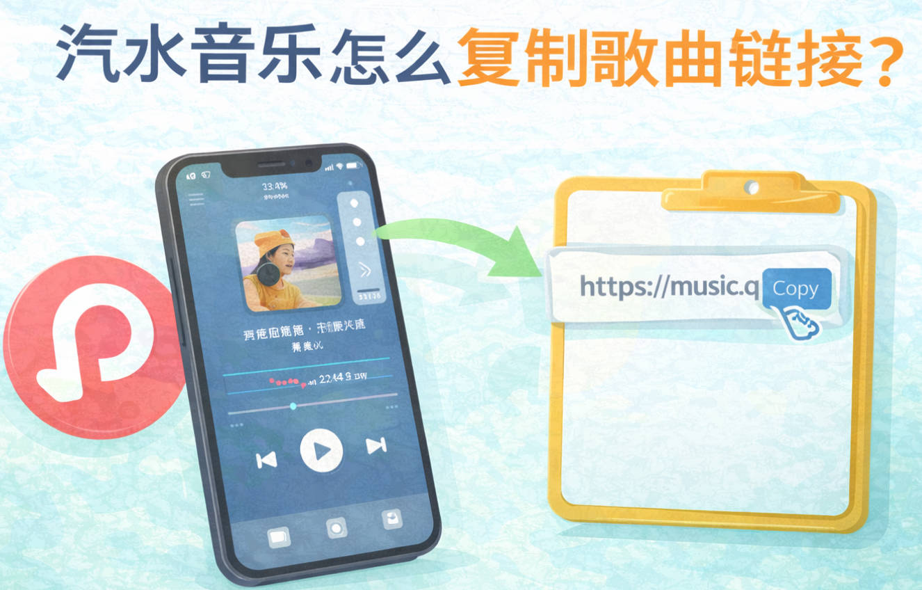 汽水音乐怎么复制歌曲链接