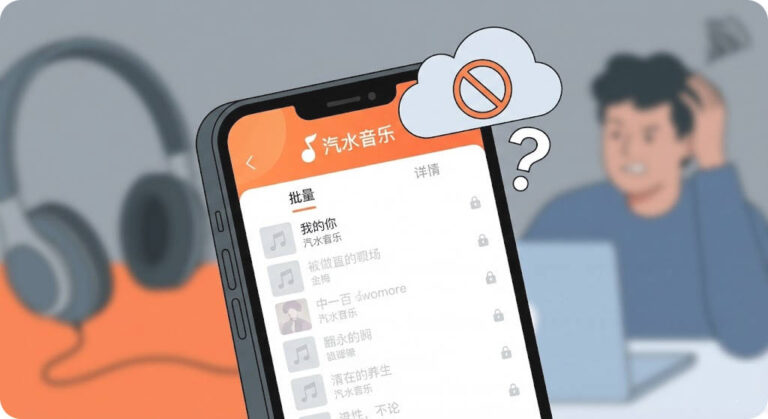 2026年汽水音乐歌单里的歌变灰了？常见原因分析与实用解决方法