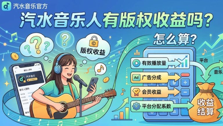 汽水音乐人有版权收益吗？全方位解析版权收益怎么算