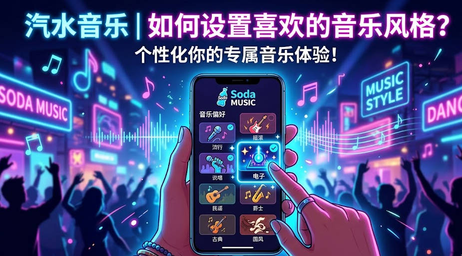 汽水音乐如何设置喜欢的音乐风格