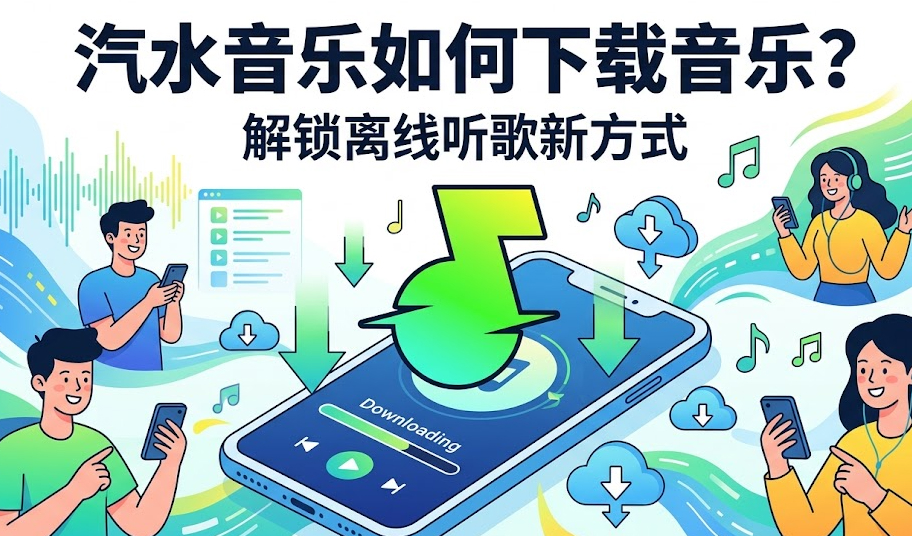 汽水音乐如何下载音乐