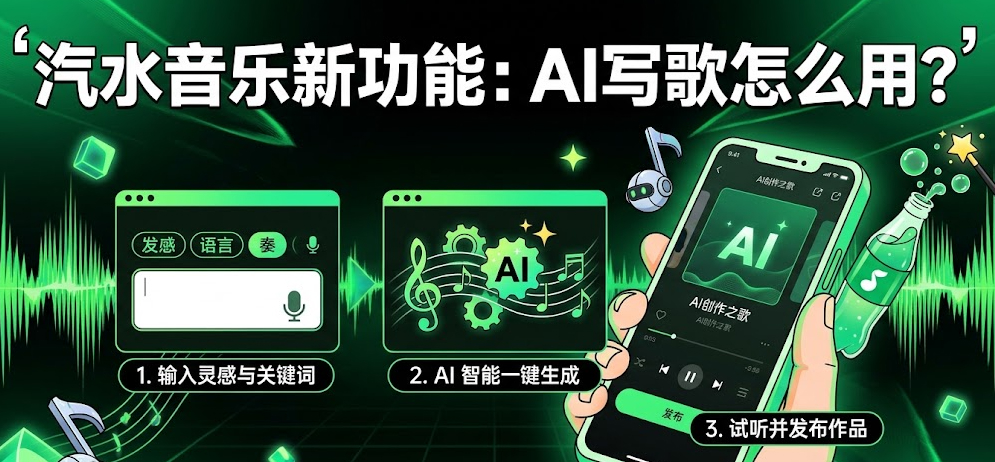 汽水音乐“AI写歌”